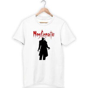 Nosferatu T-Shirt Halloween Horror Fear Vampire Movie Fan Graphic Retro 93